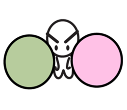 Rice cake man from the planet of Dango sticker #11654949