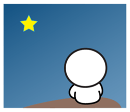 Rice cake man from the planet of Dango sticker #11654955