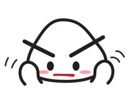 Rice cake man from the planet of Dango sticker #11654961