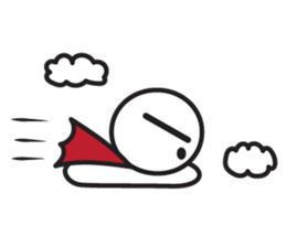 Rice cake man from the planet of Dango sticker #11654962