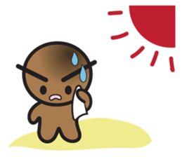 Rice cake man from the planet of Dango sticker #11654963