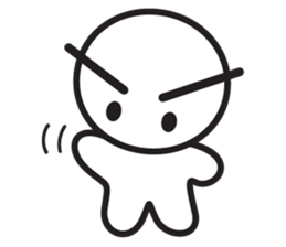Rice cake man from the planet of Dango sticker #11654967