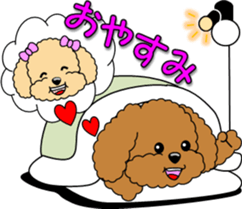 Lovely sticker of Toy Poodle sticker #11655346