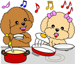 Lovely sticker of Toy Poodle sticker #11655362