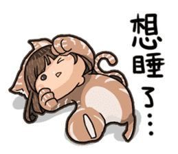 Dobutsukei Girlfriend sticker #11655387