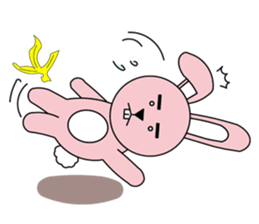 facial paralysis Rabbit sticker #11655424