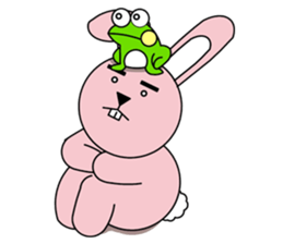 facial paralysis Rabbit sticker #11655437