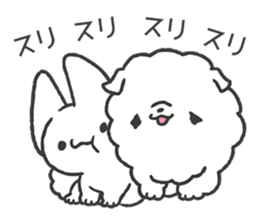 Invective kitten & Faithful dog puppy 2 sticker #11655692