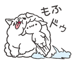 Invective kitten & Faithful dog puppy 2 sticker #11655694