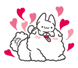 Invective kitten & Faithful dog puppy 2 sticker #11655700