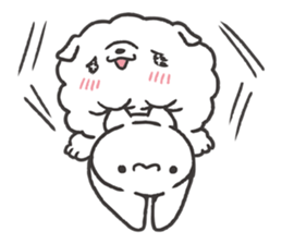 Invective kitten & Faithful dog puppy 2 sticker #11655702