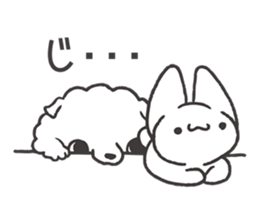 Invective kitten & Faithful dog puppy 2 sticker #11655708