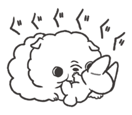 Invective kitten & Faithful dog puppy 2 sticker #11655714