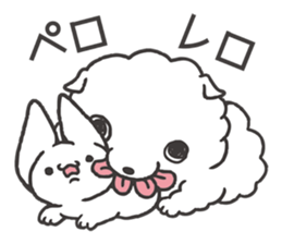 Invective kitten & Faithful dog puppy 2 sticker #11655715