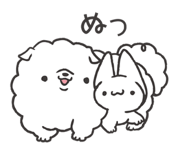 Invective kitten & Faithful dog puppy 2 sticker #11655716