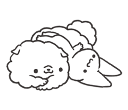 Invective kitten & Faithful dog puppy 2 sticker #11655717