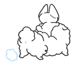 Invective kitten & Faithful dog puppy 2 sticker #11655721