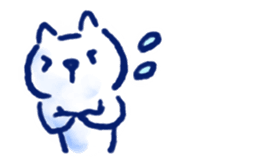 this cat is shy sticker #11655828