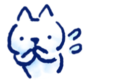 this cat is shy sticker #11655829