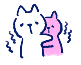 this cat is shy sticker #11655837