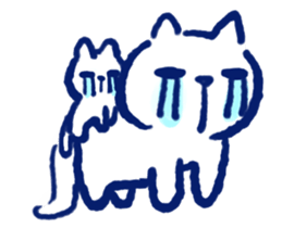 this cat is shy sticker #11655838