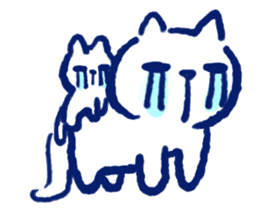this cat is shy sticker #11655838