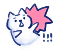 this cat is shy sticker #11655839