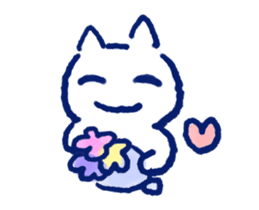 this cat is shy sticker #11655844