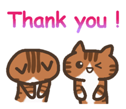 Cat of the twins sticker #11655934