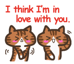 Cat of the twins sticker #11655940