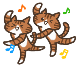 Cat of the twins sticker #11655946