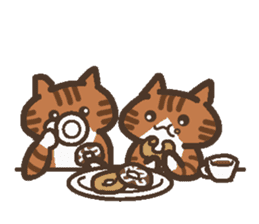 Cat of the twins sticker #11655956
