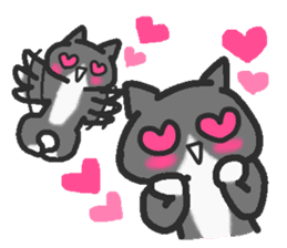Cat of the twins sticker #11655961