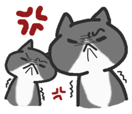 Cat of the twins sticker #11655963