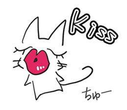 NEKOSUKE talking English cat sticker #11657259