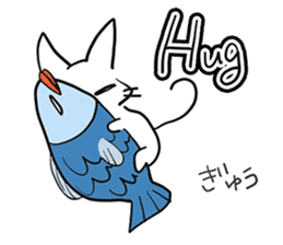 NEKOSUKE talking English cat sticker #11657260