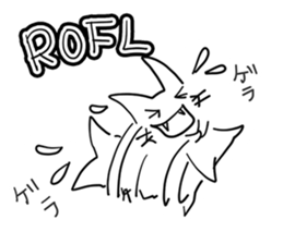 NEKOSUKE talking English cat sticker #11657280