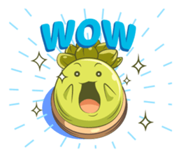 Haworthia Kingdom : Obtusa Monster sticker #11657289