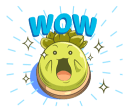 Haworthia Kingdom : Obtusa Monster sticker #11657289