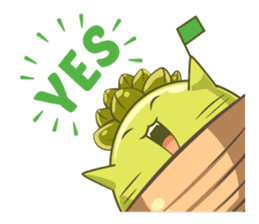 Haworthia Kingdom : Obtusa Monster sticker #11657290