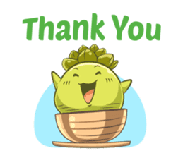 Haworthia Kingdom : Obtusa Monster sticker #11657292