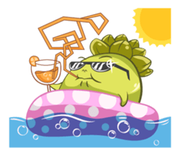 Haworthia Kingdom : Obtusa Monster sticker #11657294