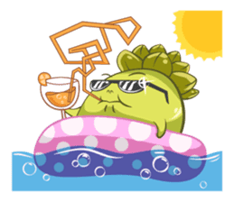 Haworthia Kingdom : Obtusa Monster sticker #11657294