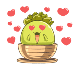 Haworthia Kingdom : Obtusa Monster sticker #11657296