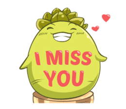 Haworthia Kingdom : Obtusa Monster sticker #11657297