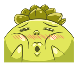 Haworthia Kingdom : Obtusa Monster sticker #11657299