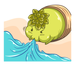 Haworthia Kingdom : Obtusa Monster sticker #11657305