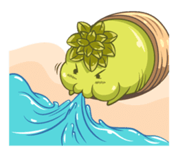 Haworthia Kingdom : Obtusa Monster sticker #11657305