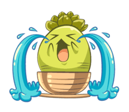Haworthia Kingdom : Obtusa Monster sticker #11657307