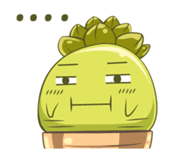 Haworthia Kingdom : Obtusa Monster sticker #11657309